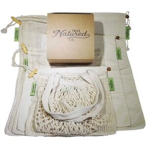 6 Pack Reusable Produce Bags for Grocery Shopping